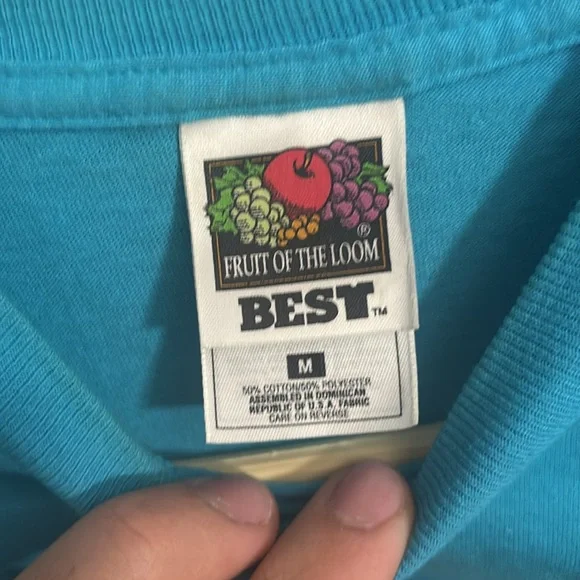 Blue graphic Tee Shirt Medium - Picture 2 of 3